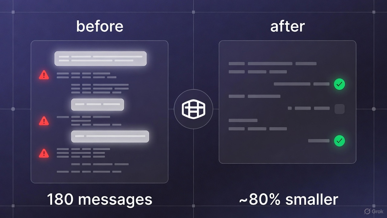 Implementing JetBrains' Observation Masking: 80% Context Reduction for AI Agents